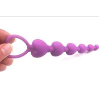 Leten Nuevo 2022 Enchufe Anal de Silicona Suave con Cuentas de Corazón Estimulador de Punto G-Spot - details 4