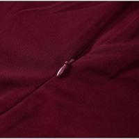 OUWU- Vestido de manga larga para mujer, elegante color sólido con abertura frontal, de moda para primavera y verano 2024 - details 16