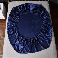 Juego De Cama De Satén De 3/4 piezas, Sábana Ajustable De Color Sólido, Suave Y Cómoda, Para Dormitorio Y habitación - details 10