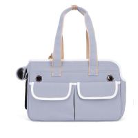 Bolsa cruzada para gatos, bolsa portátil para mascotas para salir al aire libre, bolso de lona transpirable, bolsa plegable para perros para salir - details 4