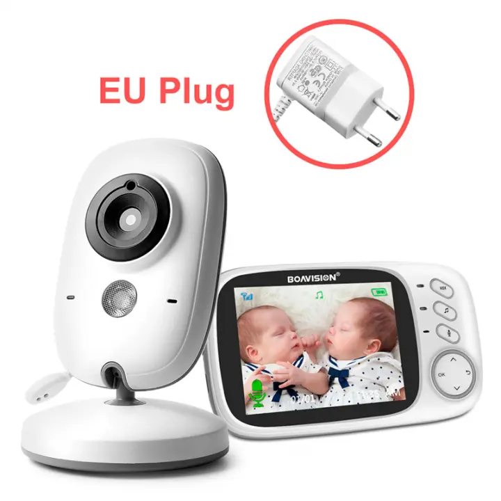 Monitor de vídeo inalámbrico para bebé, 2,4G, 3,2 pulgadas, LCD, 2 vías, Audio, habla, visión nocturna, vigilancia, cámara de seguridad para niñera - 1