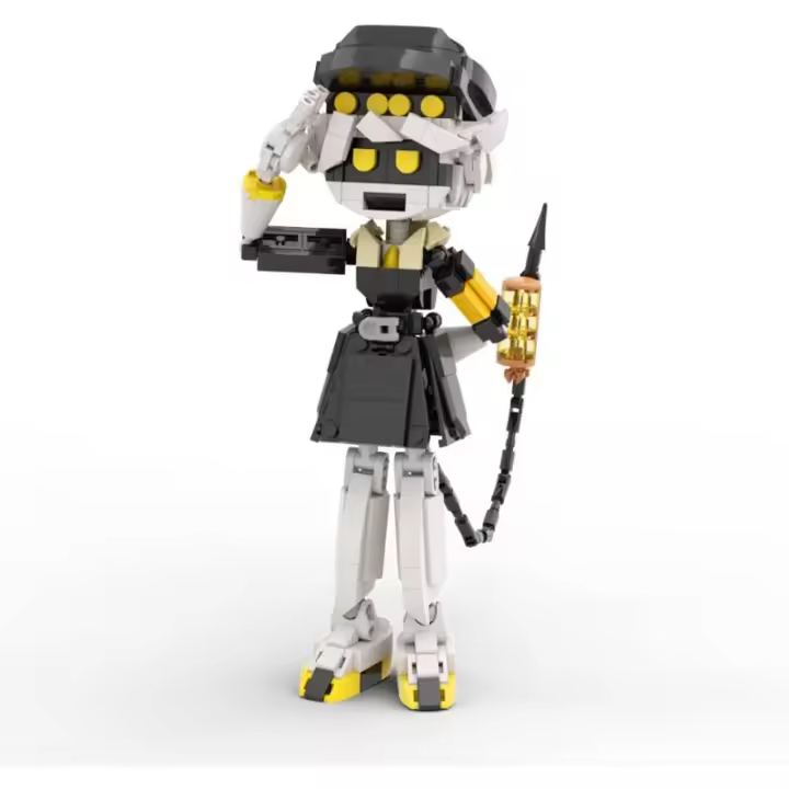 Bloques de construcción minifigura de juguete, estación B, Super Fire, asesino inorgánico, Anime, bloques de construcción, juguete de ensamblaje - 1