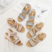 Zapatos de tacón de cuña elegantes de verano para mujer, sandalias informales a la moda para mujer - details 5