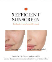 SADOER protector solar con vitamina C, protector solar aislante, impermeable, a prueba de sudor, hidratante, refrescante, cuidado Facial, protector solar corporal - details 5