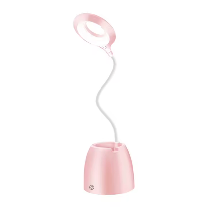 Lámpara de Mesa Flexible de 360° Soporte de Teléfono Móvil para Lectura Iluminación y Decoración - 1