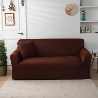 Funda de Sofá de Poliéster Elástica Antideslizante Cubierta Protectora para Muebles para Dormitorio, Oficina, Sala de Estar Incluye Cojín de Imitación - details 7