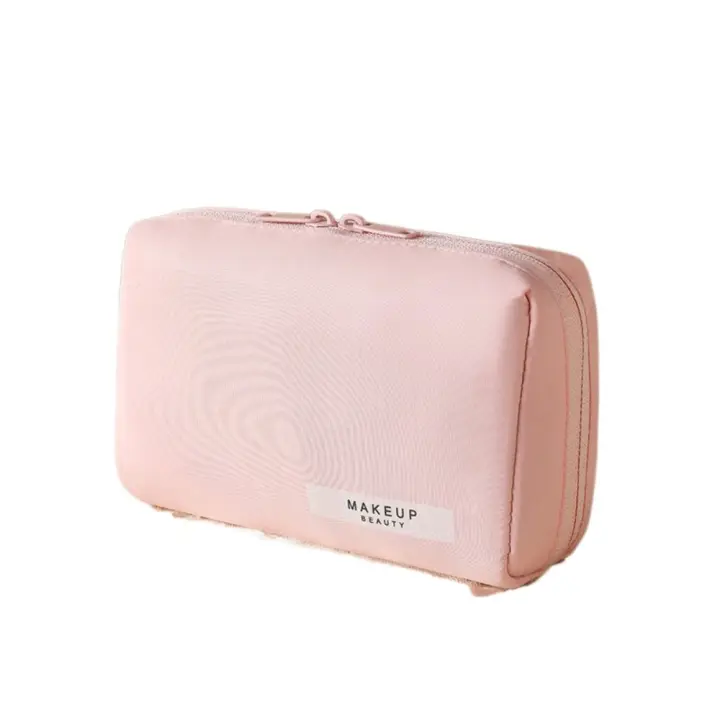 Bolsa de cosméticos impermeable a la moda, bolsa de tela de gran capacidad para lavar a mano, bolso de mano, paquete de lápiz labial, bolsa de almacenamiento - 1
