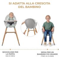 Seggiolone Pappa FINI2 2 en 1 Rialzo da Sedia Poggiapiedi Vassoio Regolabile - details 15