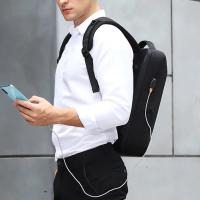 Mochila antirrobo informal para hombre, bolsa de viaje de alta capacidad, carga USB, negocios, ordenador - details 14