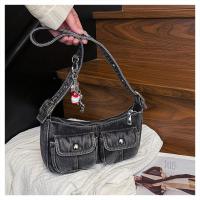 Bolso de mano de moda, bolso vaquero Retro, bolso cruzado para axila, bolso de hombro para chica picante, bolso para axila, bolso de tela Y2K, ropa de calle - details 10