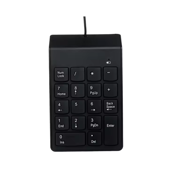 Teclado numérico con Cable, teclado numérico de 18 teclas, Cable USB para ordenador portátil, funciona desde casa - 1