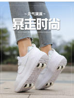 Zapatos de Patinaje de 4 Ruedas Desmontables para Niños Zapatillas de Deportes al Aire Libre para Niñas y Niños Calzado de Skateboard - details 5