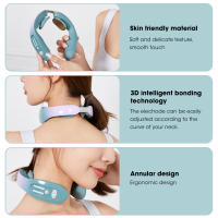 Masajeador Eléctrico EMS para Cuello y Cervicales - Microcorriente, Vibración, Amasamiento, Terapia Física, Compresa Caliente - details 6