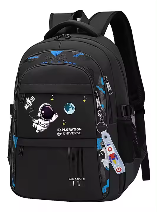 Mochila Escolar Para Niño, Niña, primaveros impermeables, Estilo Espacial, astronautas - 1
