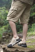 Verano transpirable zapatos de hombre fresco exterior wader zapatos deportivos zapatos de playa de malla agujeros zapatillas zapatillas tendencia versátil - details 8