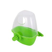 Comedero para jaula de pájaros, cuenco colgante de agua para loros y pájaros, caja de comedero para mascotas, contenedor de comida de plástico, suministros para pájaros, 1 unidad - details 4