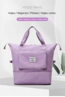Bolsa De Viaje Plegable negra, Bolsa De Deporte Seca Y Húmeda, Bolsa De Viaje De Fin De Semana - details 0