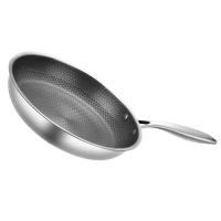 Sartén de 26/28/30cm, olla multifuncional de panal sin recubrimiento, olla de cocina de carne gruesa de acero inoxidable, Cocina de Inducción de Gas - details 16