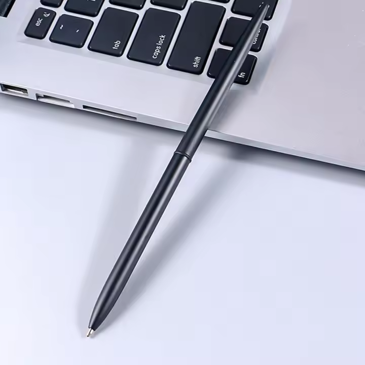 Bolígrafos escolares de tinta negra, papelería de escritura, 1,0mm, novedad - 1