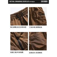 Verano al aire libre de tres a prueba de pantalones cortos de carga americana funcional viento impermeable deportes pantalones cortos sueltos de los hombres - details 5