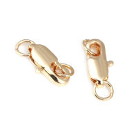 6 uds. De latón de Color dorado de 18K con cierres circulares de langosta, cierres para collares, pulseras, suministros para fabricación de joyas, accesorios Diy - details 29