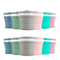 Taza plegable retráctil de silicona portátil - details 8