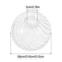 Patrón de calabaza G9, sombra de globos de cristal transparente para accesorios de iluminación, 80mm, 100mm, 120mm, cubierta de lámpara de bola redonda para techo, accesorios de pared - details 1