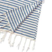 Albornoz de baño a rayas para niños, absorbente con capucha, para natación, viaje, toalla de playa, 1 ud. - details 5