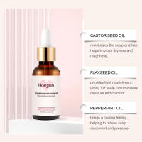 El cuidado del masaje del cuero cabelludo HOEGOA nutre, calma el cuero cabelludo, reduce suavemente el brillo del cabello y es suave. Aceite de romero - details 4