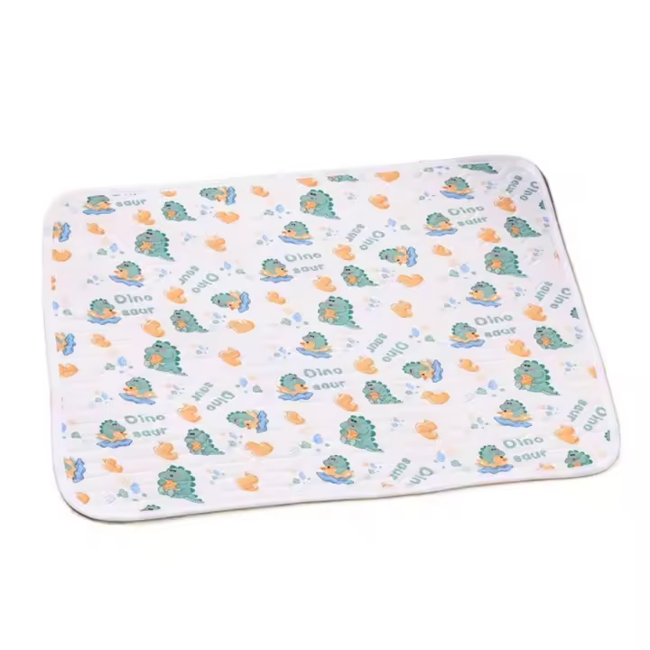 Estera de enfriamiento portátil para perros de dibujos animados, alfombrilla antideslizante de látex de algodón para mascotas, cama suave para gatos, sofá, esteras para acampar - 1