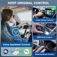 Adaptador inalámbrico Carplay Android Auto, Dongle Plug & Play, para todos los coches con cable CarPlay, IOS 10 + Android 11 + teléfonos - details 3