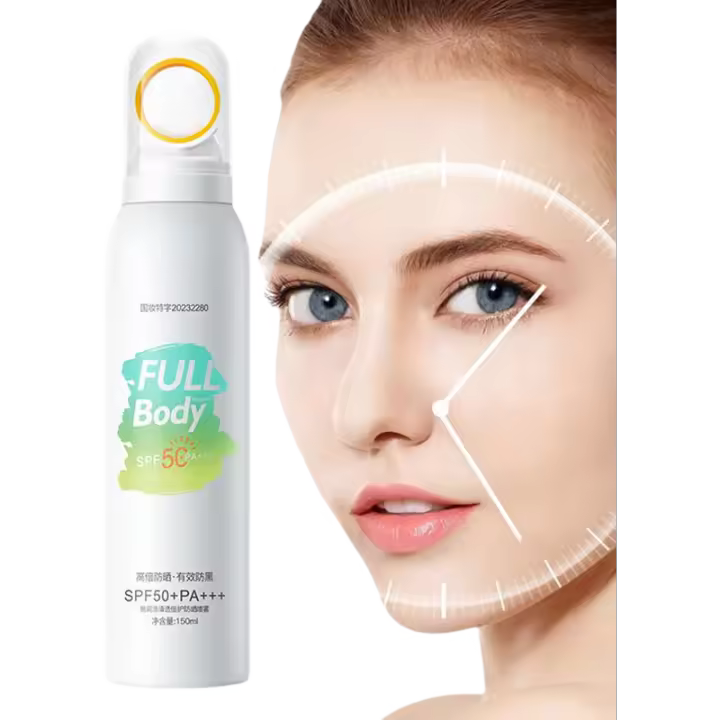 SPF50 50ml Loción Facial Bloqueador Solar Spray Crema Protector Solar Protección Solar para Cuerpo y Rostro - 1