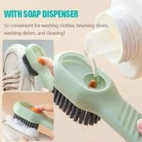 Cepillo de limpieza multifunción para zapatos, cepillo líquido automático suave para zapatos, mango largo, cepillo líquido para ropa, Herramientas de limpieza del hogar - details 2