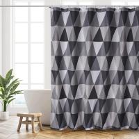 Cortina de Ducha Lavable, Poliester de Baño, 180x200 cm, Cortina Bañera seca rápida con 12 Ganchos - details 0