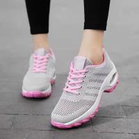 Zapatillas de moda para mujer Zapatillas de malla transpirable con amortiguación de aire Zapatos casuales con aumento de altura para mujer - details 24