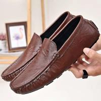 Zapatos náuticos cómodos de cuero de alta calidad de marca clásica informal para hombre a la moda de primavera y otoño - details 1