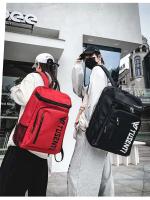 Mochila de viaje multifuncional, ligera, de gran capacidad, Unisex, con estampado de letras, impermeable, bolso escolar para deportes al aire libre - details 17