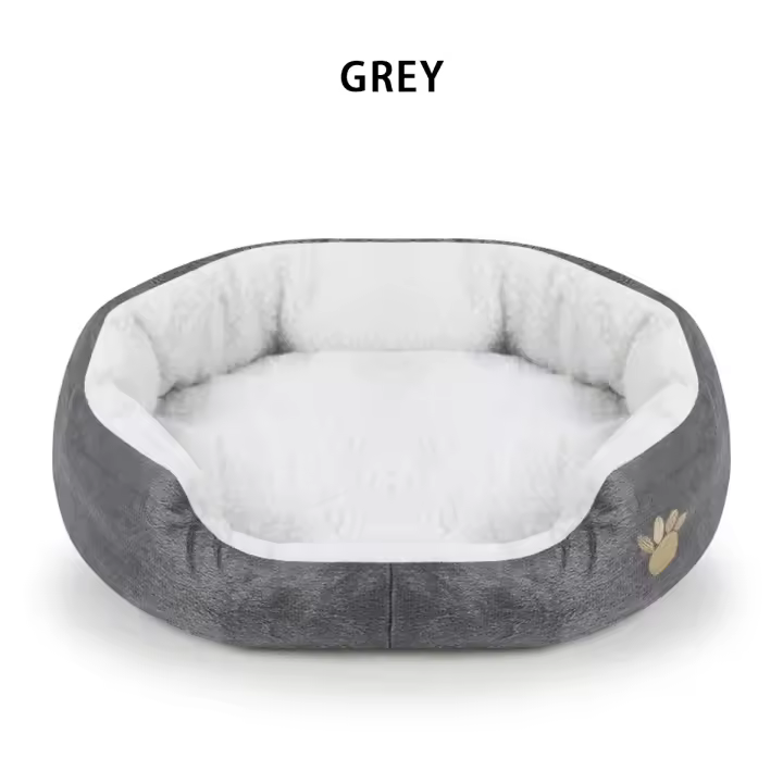 Cama gruesa de algodón para perro y gato, cueva suave para cachorros pequeños - 1