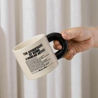 Artista femenino taza de cerámica taza de café creativa taza de leche para niñas oficina taza de recuerdo simple ins - details 2