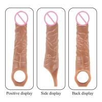Leten Extender tooys Hombre Vibrador Juguetes sexuales 18 Anillo de erección Hombres Funda de condón especial para hombres para - details 18