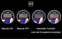 Controlador de Riego Automático Aqualin Garden Pantalla LCD, Temporizador de Agua, Sensor de Lluvia, Impermeable para el Hogar Sistemas de Riego y Tubos de Jardín - details 7