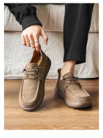 Mocasines, cordones elásticos, cómodos y versátiles, piel de cerdo transpirable, desodorante absorbente del sudor en el interior - details 6