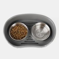 Cuenco para perros de acero inoxidable con deflector, cuenco para comer y beber agua, cuenco de alimentación extraíble, cuenco de agua a prueba de desorden, gran capacidad - details 6