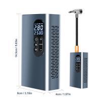 Inflador de neumáticos de coche inalámbrico, compresor de aire recargable por USB, aleación de aluminio, 6000mAh, para motocicletas, bicicletas y bolas - details 18