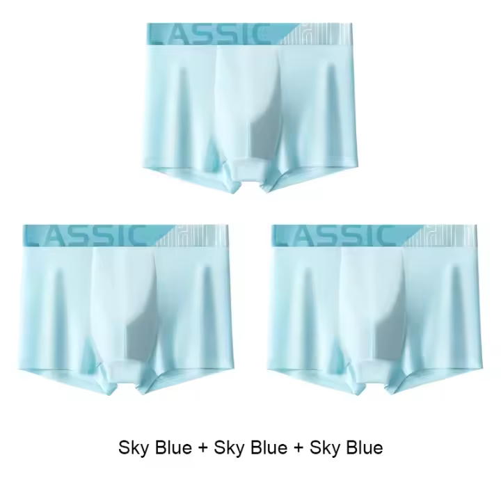 3 unids/set Boxers deportivos transpirables, calzoncillos Boxer suaves para hombre, ropa interior para hombre, bragas cuadradas, Boxer deportivo, pantalones cortos para hombre, ropa interior - 1