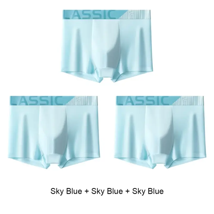 3 unids/set Boxers deportivos transpirables, calzoncillos Boxer suaves para hombre, ropa interior para hombre, bragas cuadradas, Boxer deportivo, pantalones cortos para hombre, ropa interior - 1