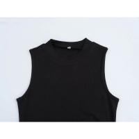Nueva ropa de mujer, diseño francés europeo y americano, vestido hinchado de empalme de punto de moda y versátil - details 3