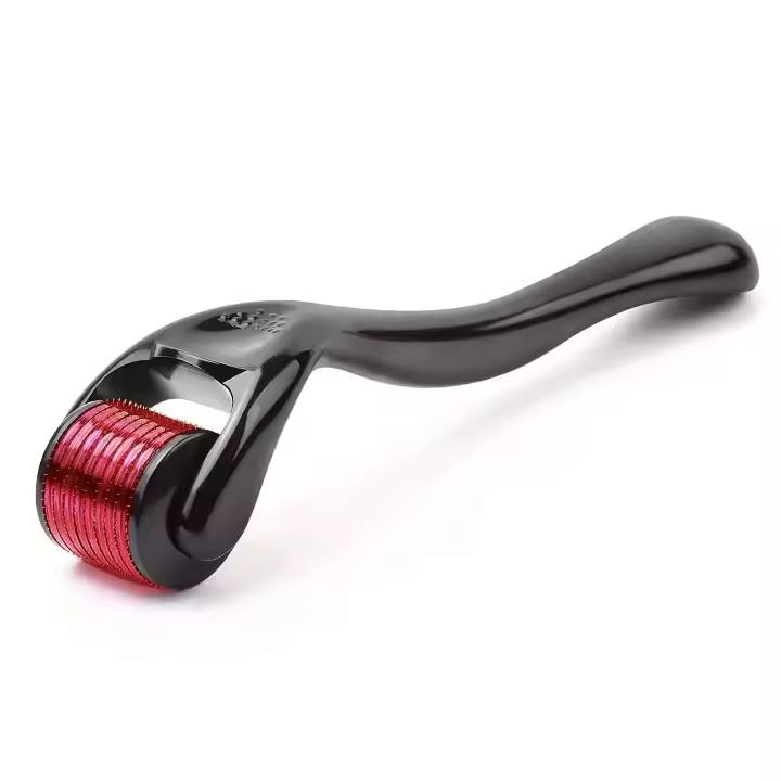 Derma Roller Profesional Rodillo de Microagujas de Titanio 0.5mm Herramienta de Cuidado de la Piel Facial para Todos los Tipos de Piel Impresiones en la Piel - 1