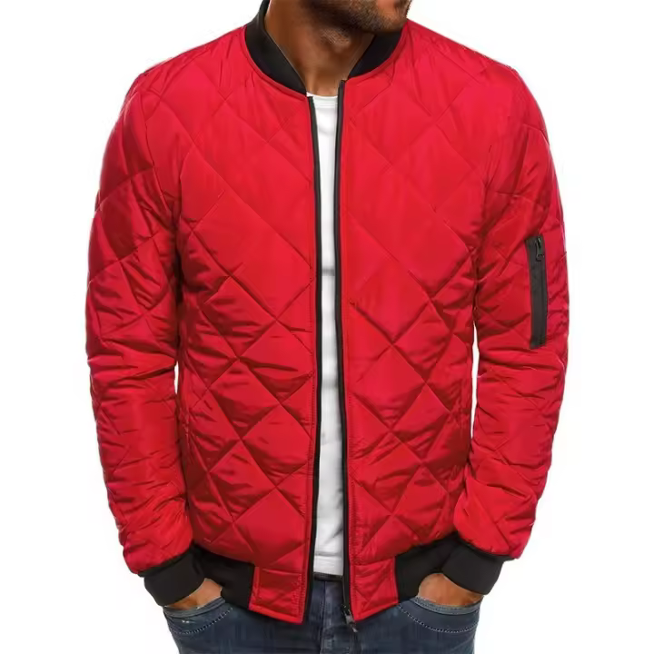 775 Chaqueta cálida con cuello alto de otoño e invierno, ropa de hombre - 1