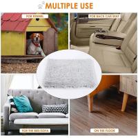 Cama de Peluche para Gatos Almohada de Cuadrícula de Vellón Suave Lavable Ideal para Perros y Gatos - details 3